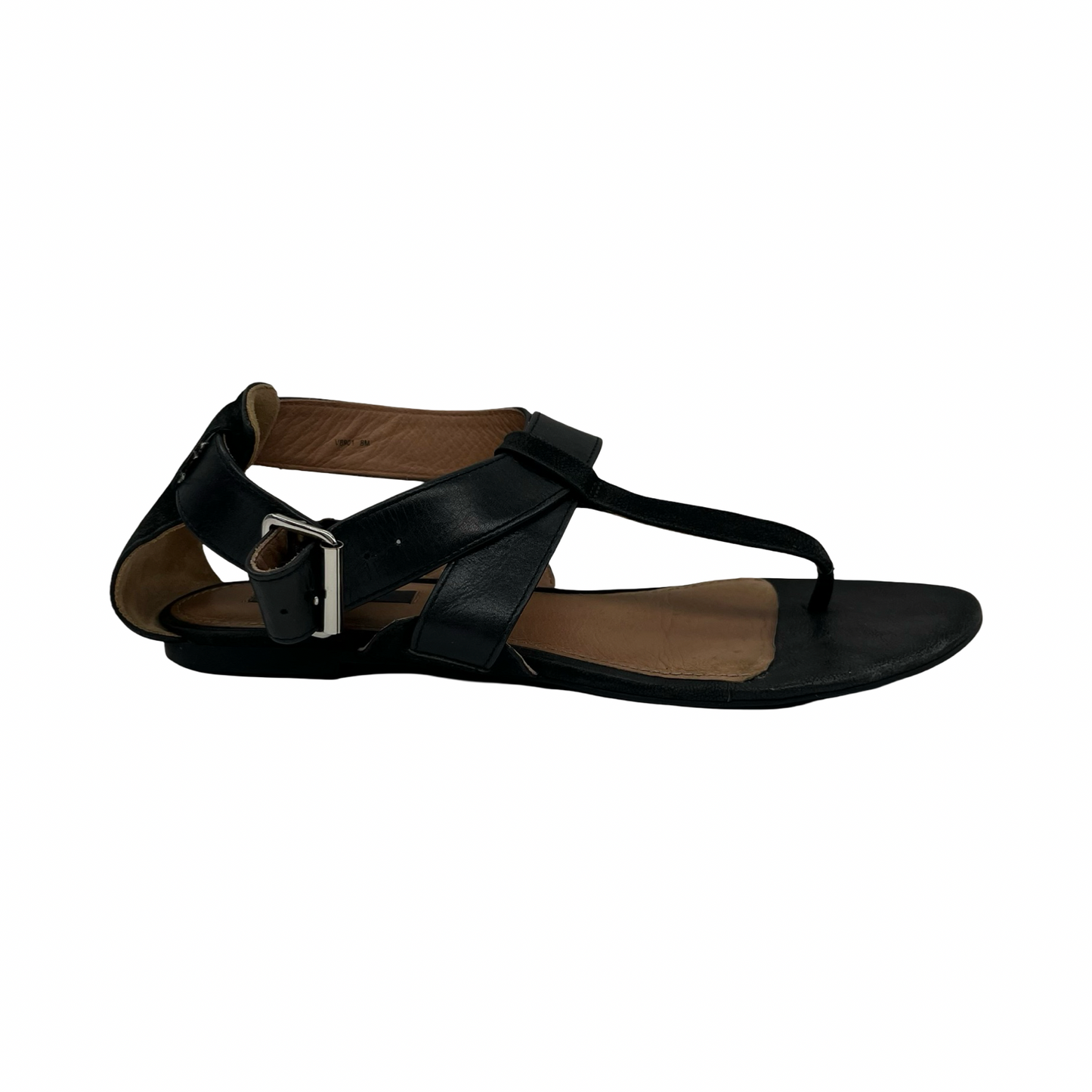Sandals Flats By Rachel Zoe In Black, Size:8
