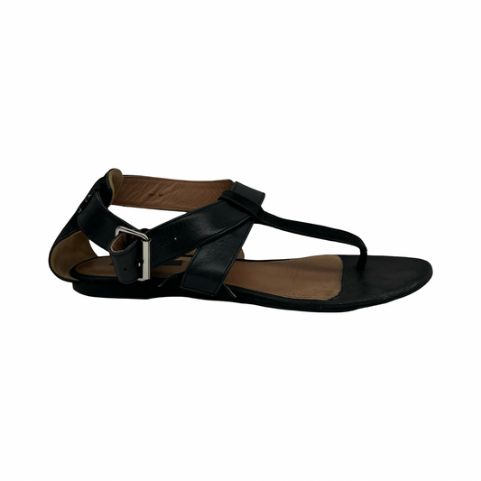 Sandals Flats By Rachel Zoe In Black, Size:8