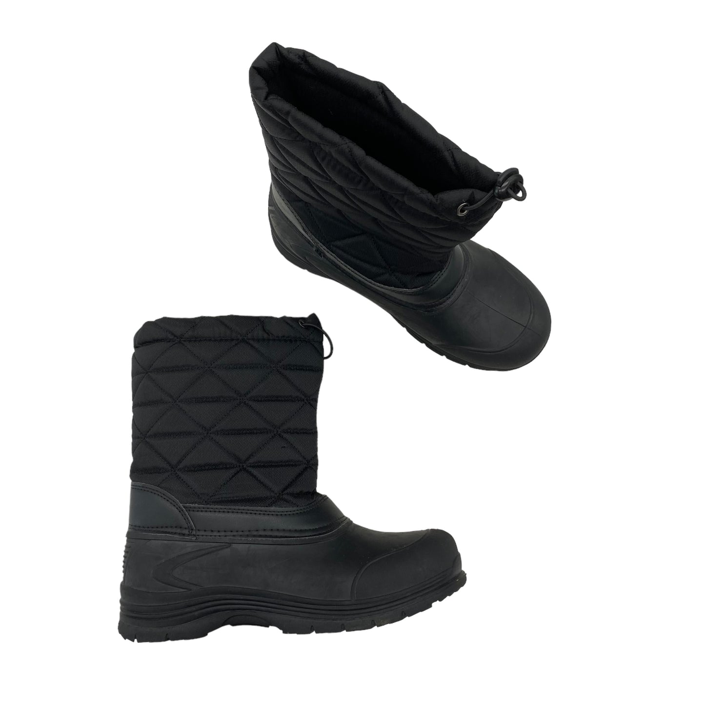 BLACK BOOTS SNOW by TIME AND TRU Size:9