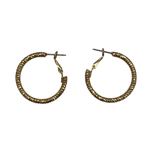 Earrings Hoop By Clothes Mentor In Gold