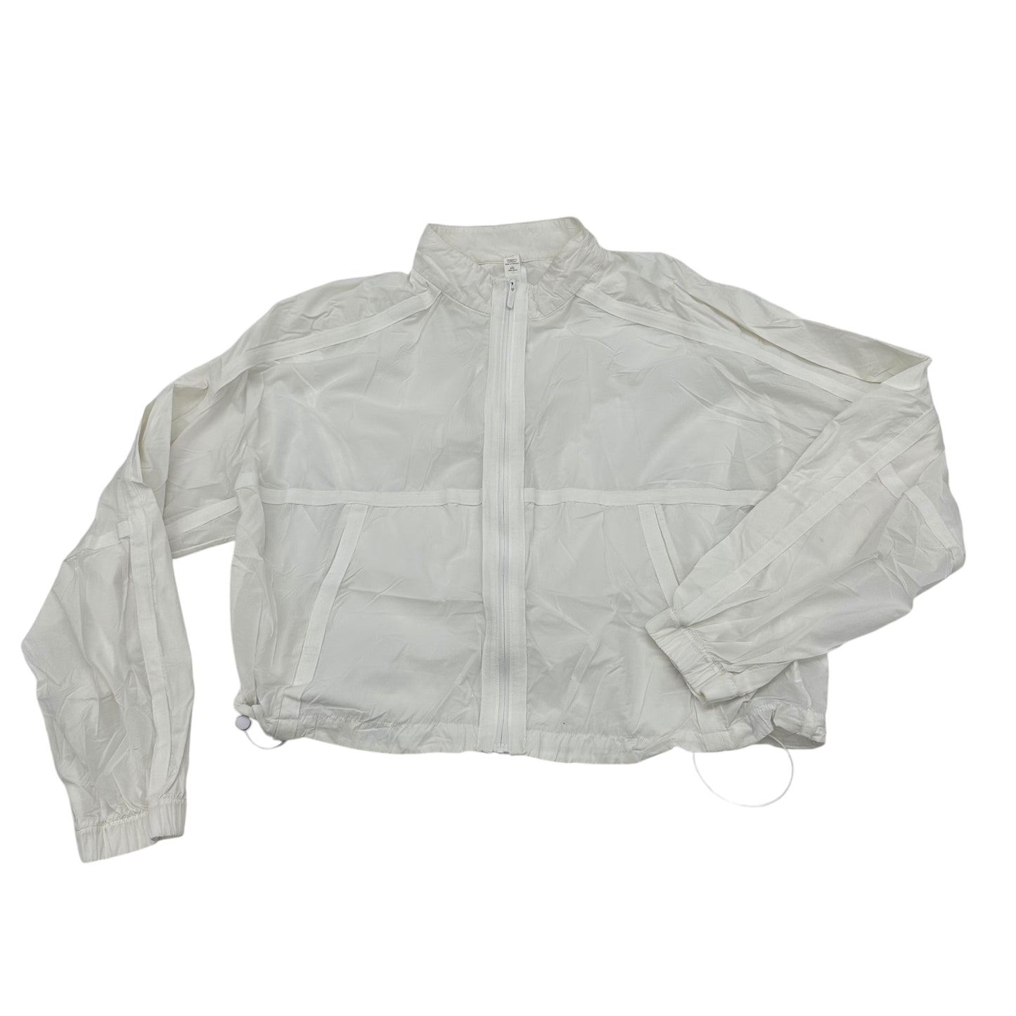 Jacket Windbreaker By Lululemon In Cream, Size:S