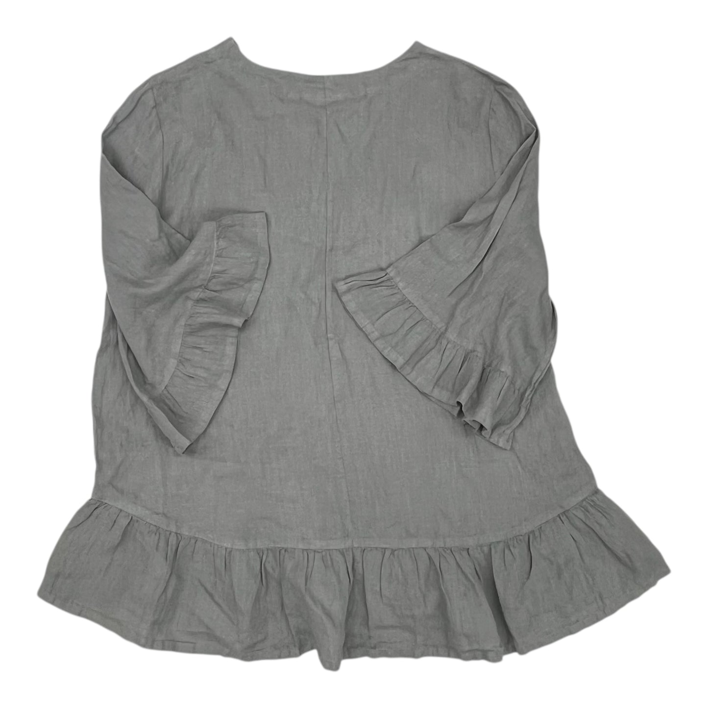 Tunic 3/4 Sleeve By Bryn Walker In Grey, Size:L