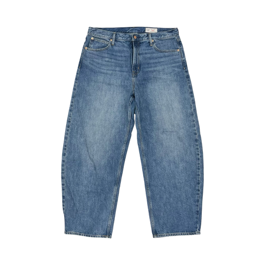 Jeans Wide Leg By Gap In Blue Denim, Size:16