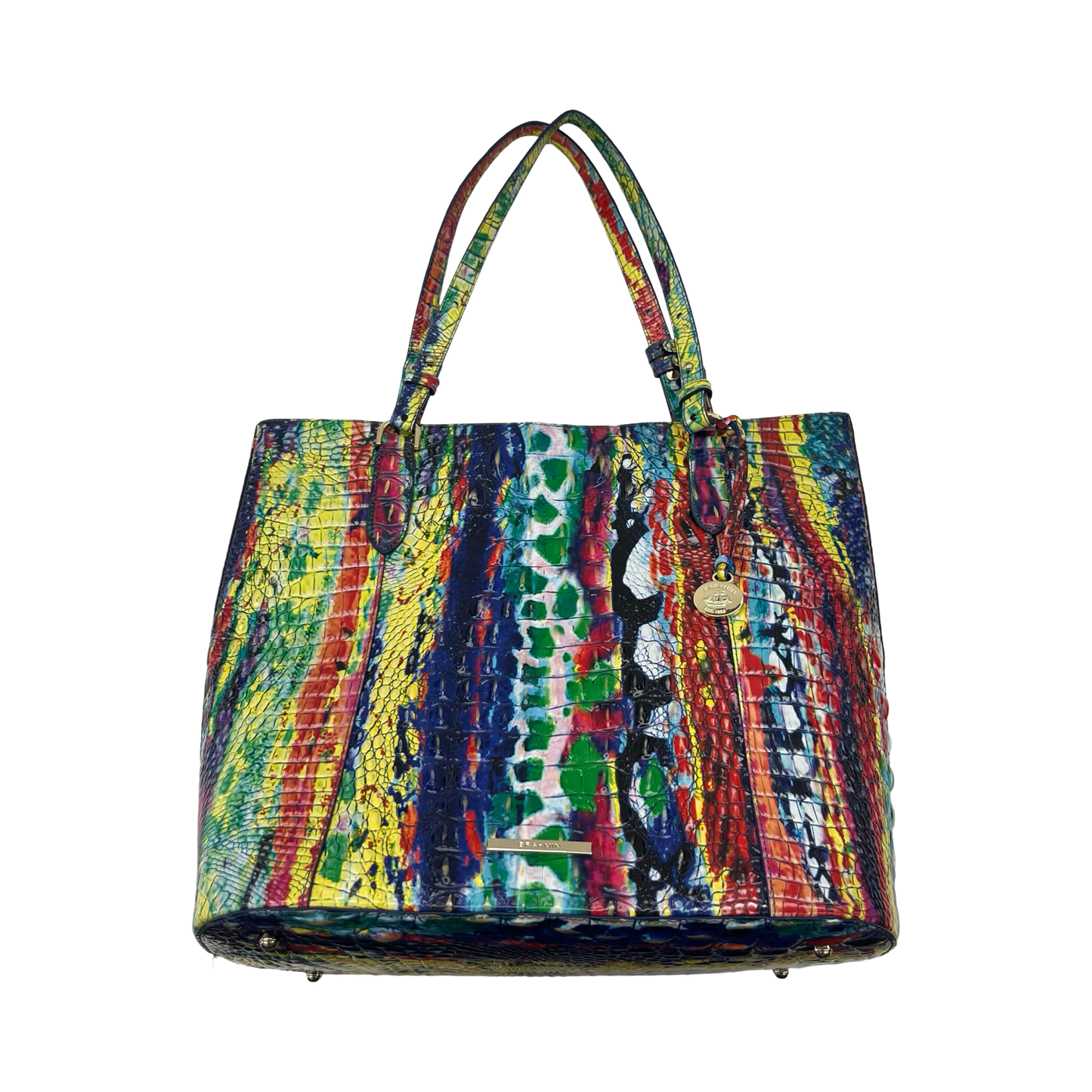 Handbag Designer By Brahmin In Multi, Size:Large