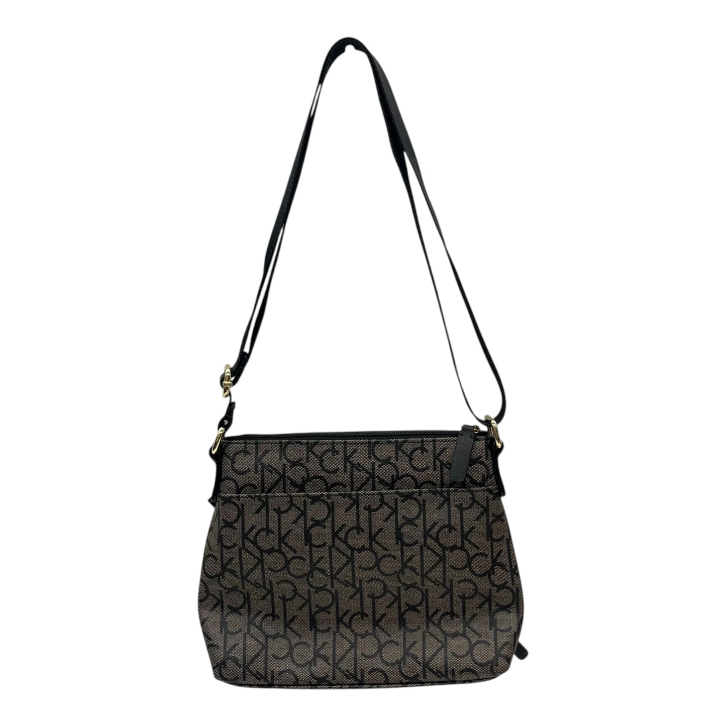 Crossbody By Calvin Klein In Brown, Size:Medium