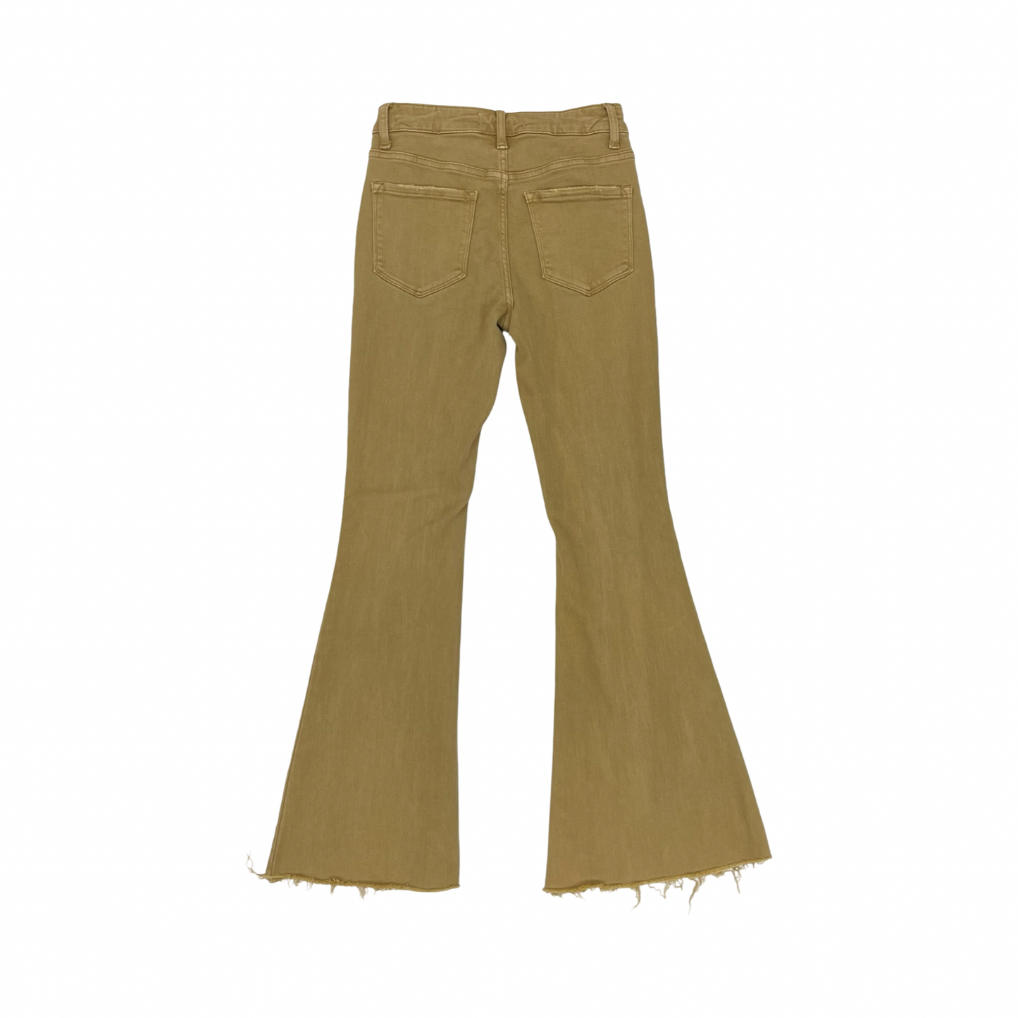 Jeans Flared By Vervet In Brown Denim, Size:0