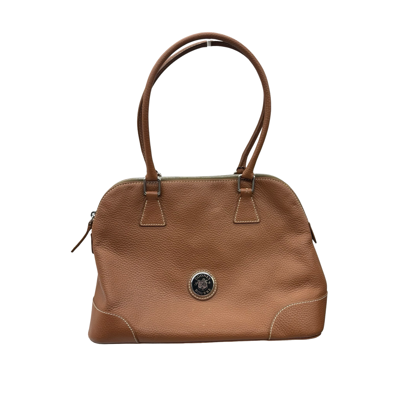 Handbag Designer By Dooney And Bourke In Brown, Size:Medium