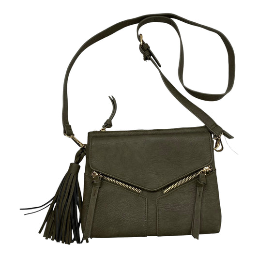 CROSSBODY by    CLOTHES MENTOR In GREEN, Size: MEDIUM