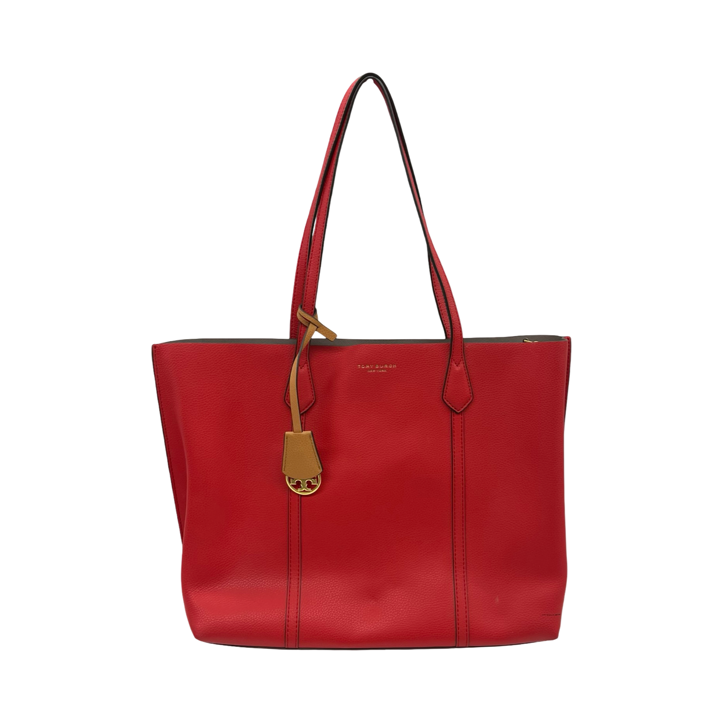 Tote Designer By Tory Burch In Red, Size:Medium