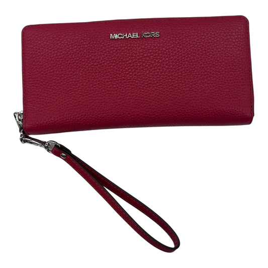 Wallet Designer By Michael Kors In Red, Size:Medium