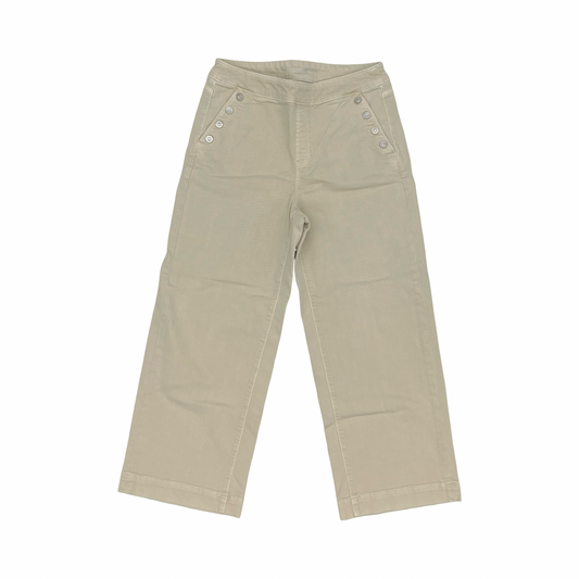 Jeans Cropped By Chicos In Tan Denim, Size:12