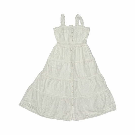 Dress Party Midi By Gap In White, Size:S