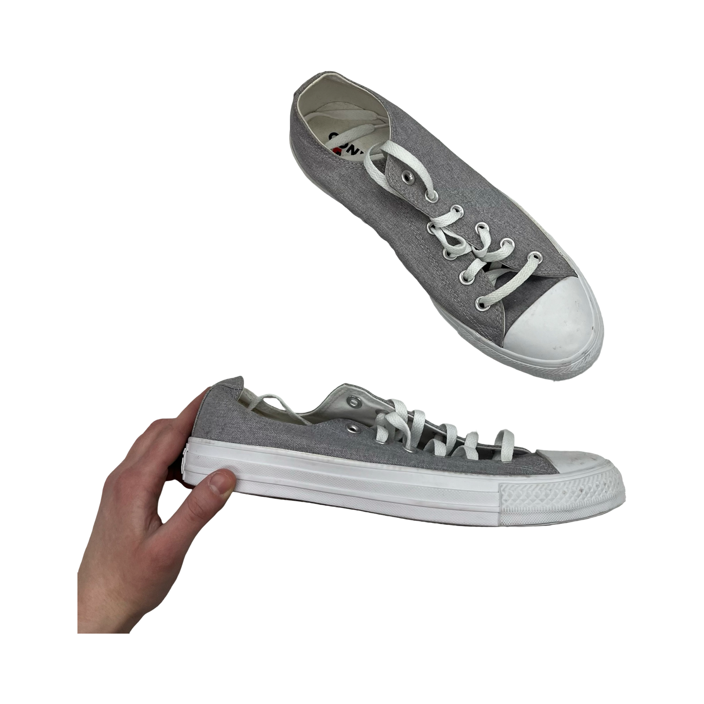 Shoes Sneakers By Converse In Grey, Size:10