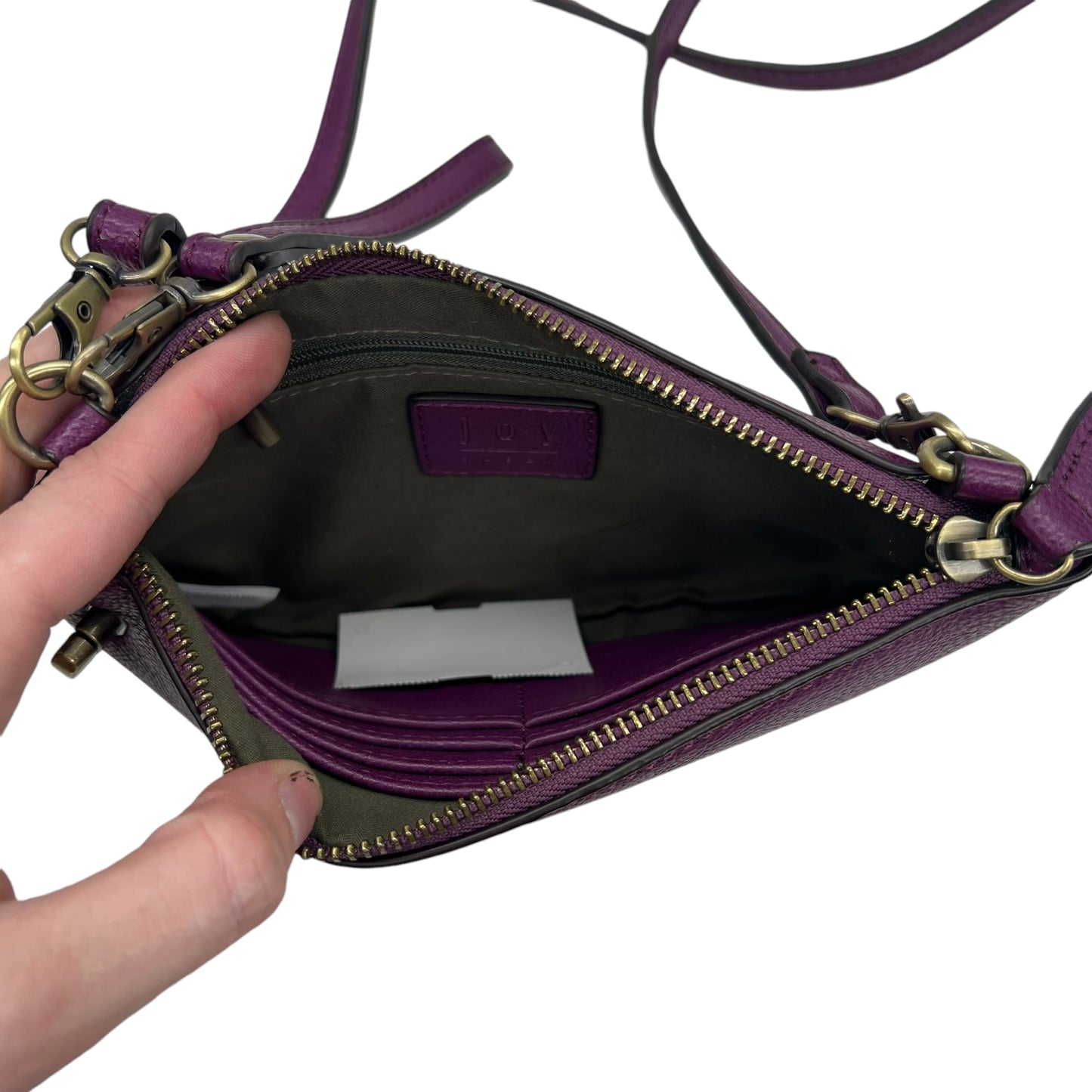 Crossbody By Joy Susan In Purple, Size:Small