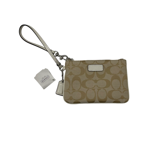 Wristlet Designer By Coach In Tan, Size:Small