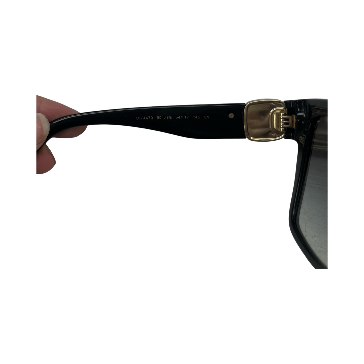 Sunglasses Luxury Designer By Dolce And Gabbana In Black