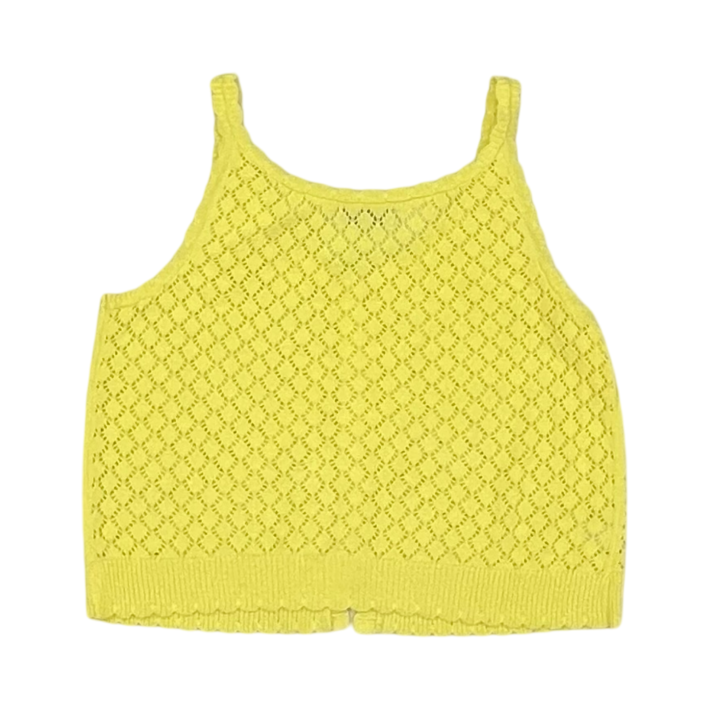 Blouse Sleeveless By Loft In Yellow, Size:Xl