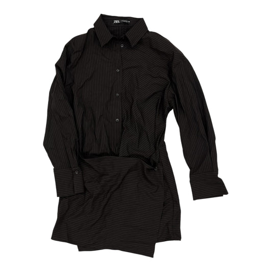 Dress Casual Short By Zara In Brown, Size:M