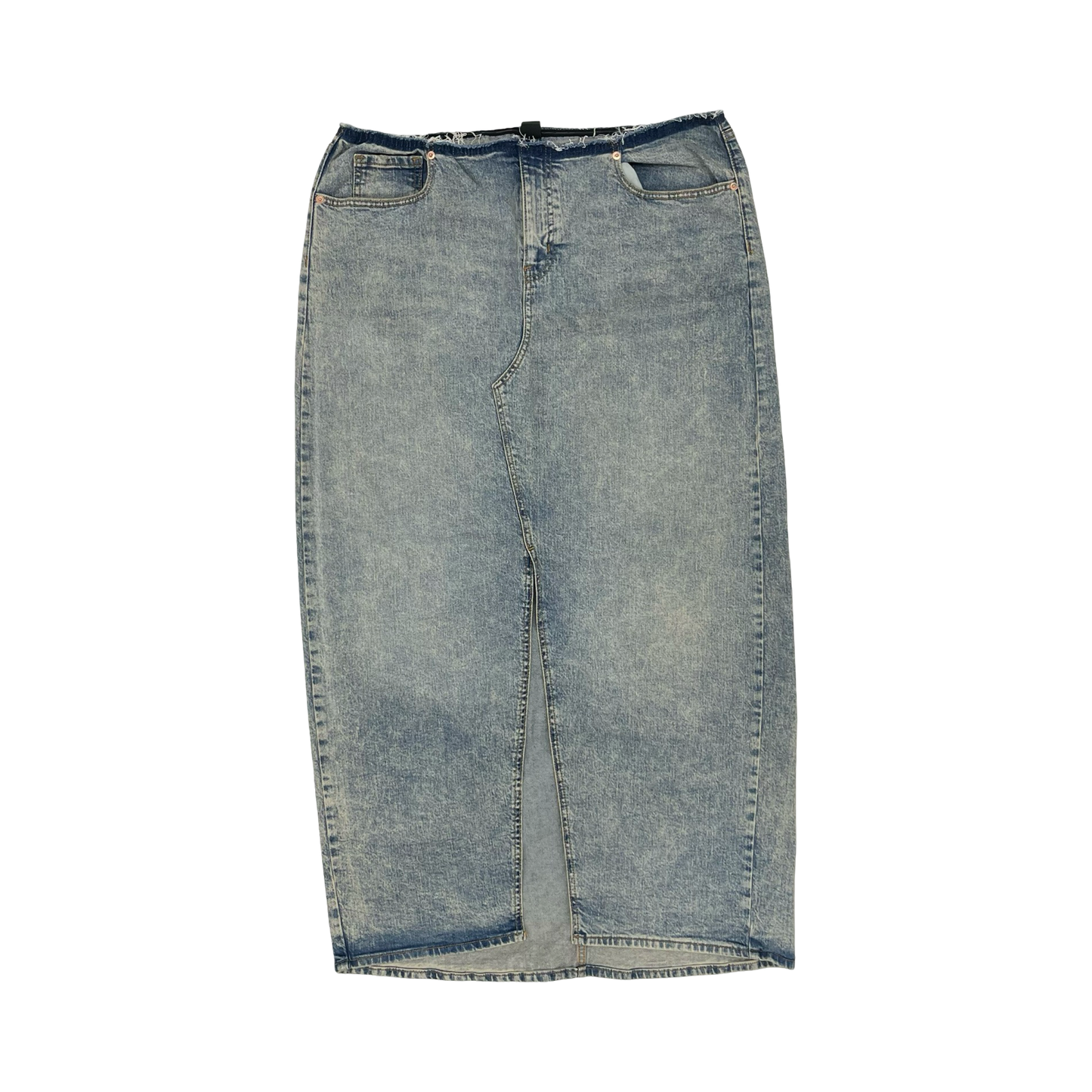 Skirt Maxi By Wild Fable In Blue Denim, Size:16