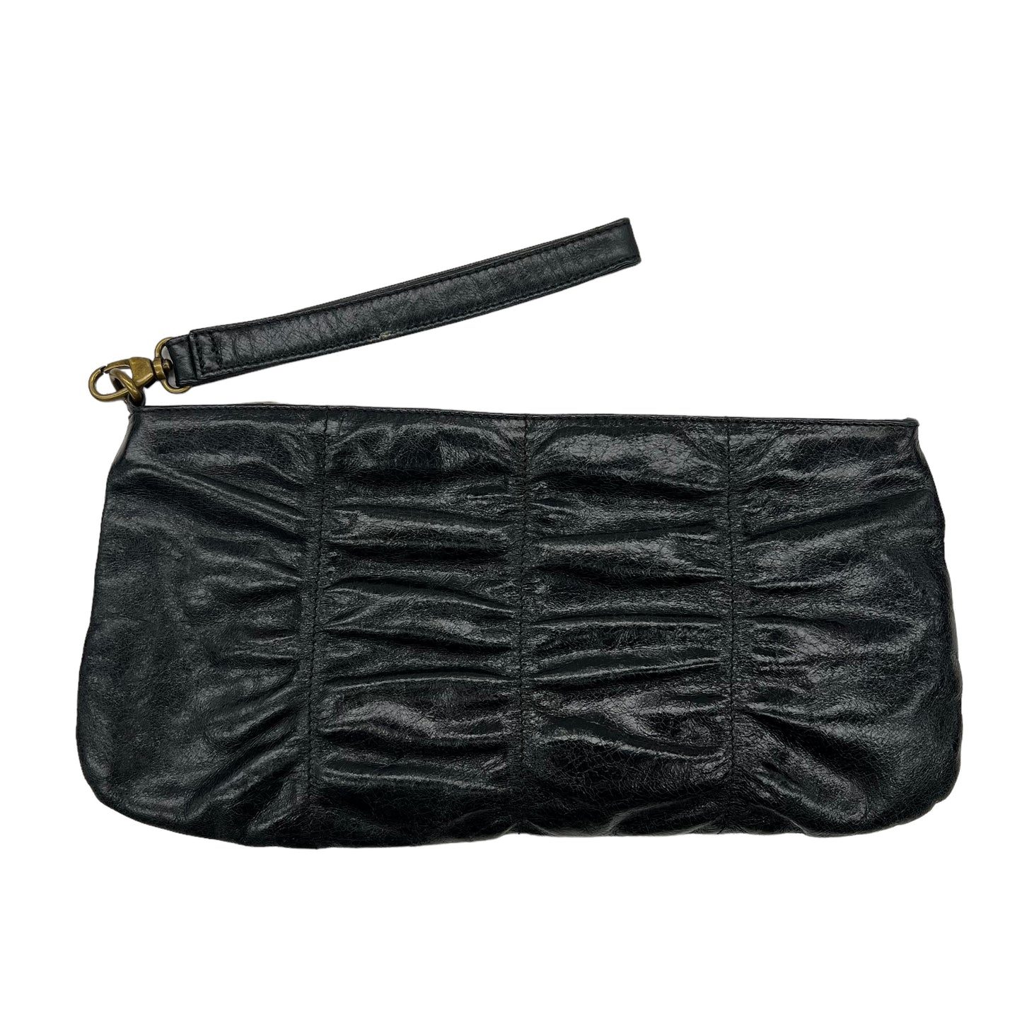 BLACK WRISTLET LEATHER by HOBO INTL Size:MEDIUM