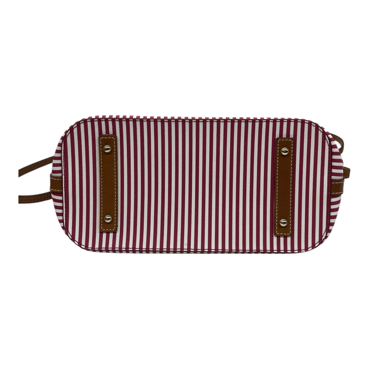 Handbag Designer By Dooney And Bourke In Red & White, Size:Medium