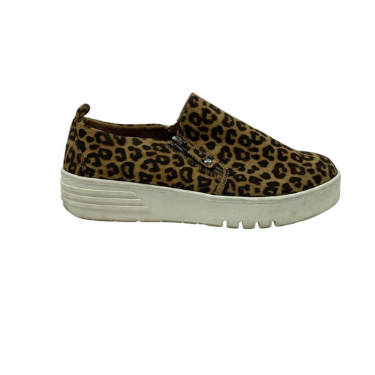 Shoes Sneakers Platform By Cushionaire In Animal Print, Size:7