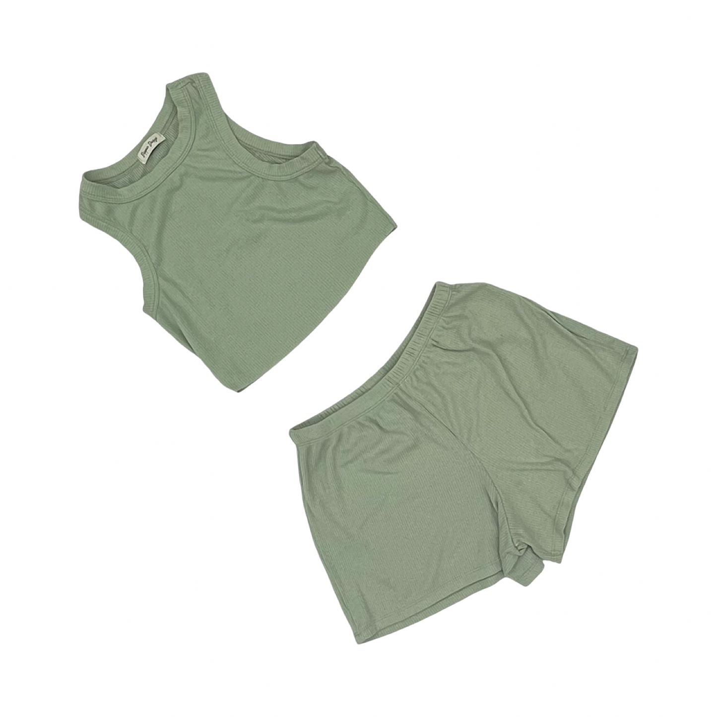 Lounge Set Shorts By Dippin Daisys In Green, Size:M