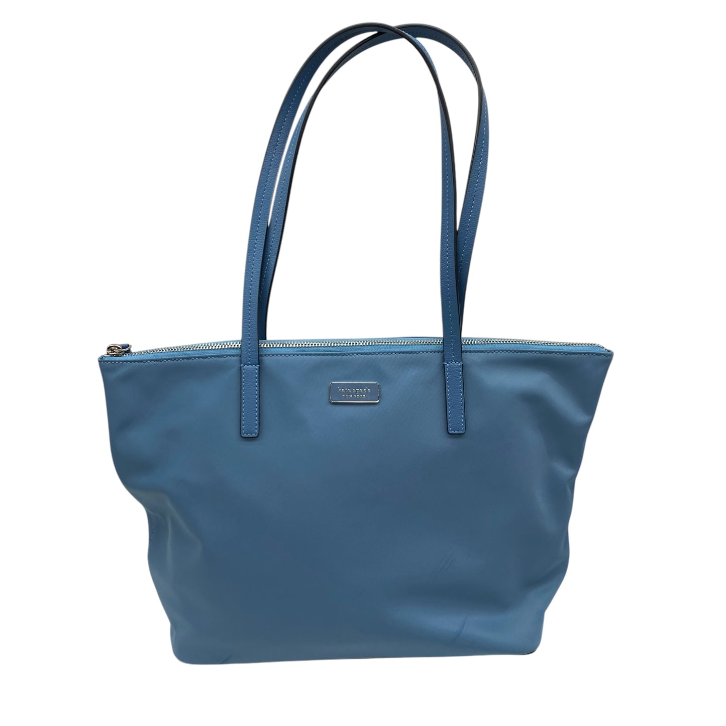 Tote Designer By Kate Spade In Blue, Size:Small