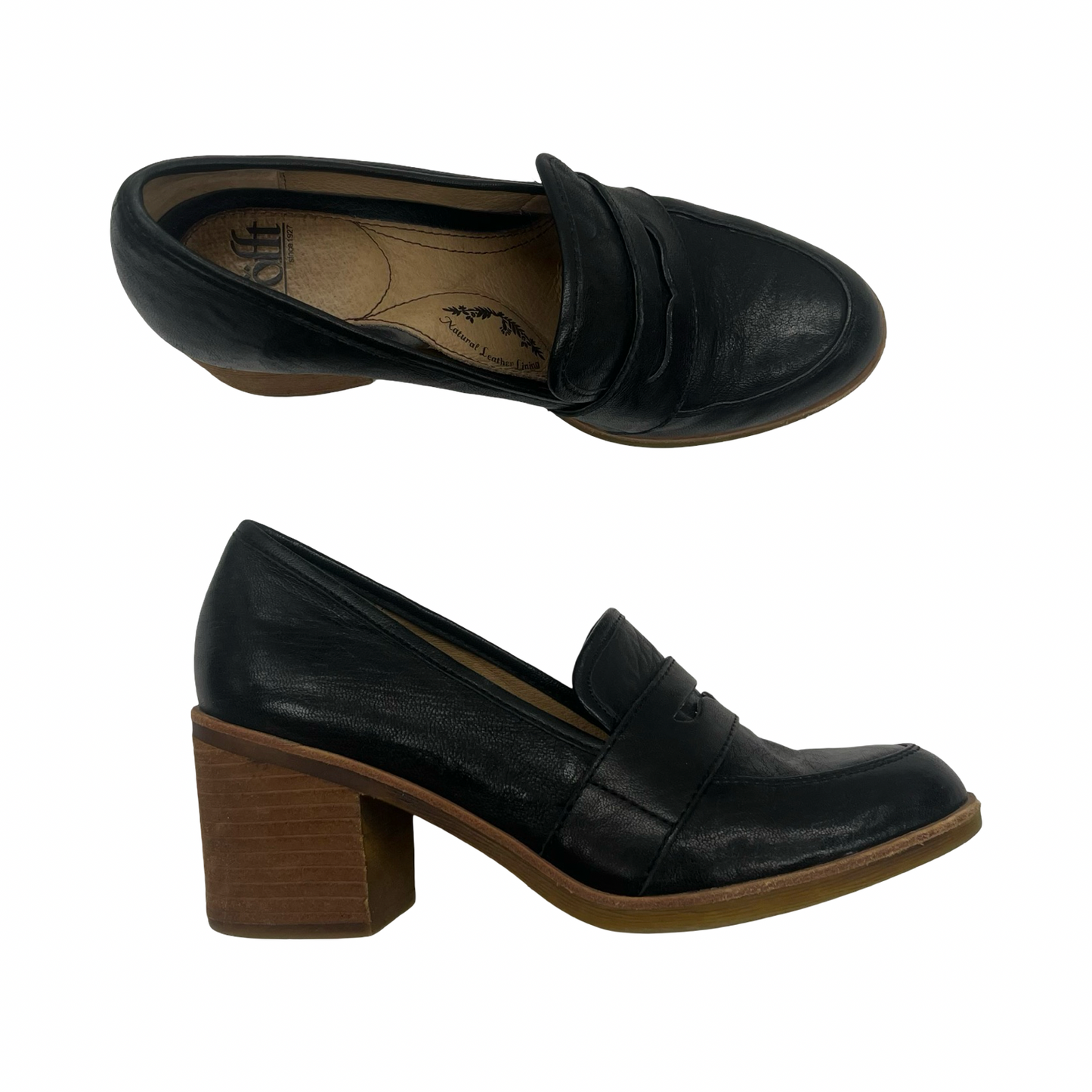 Shoes Heels Block By Sofft In Black, Size:8