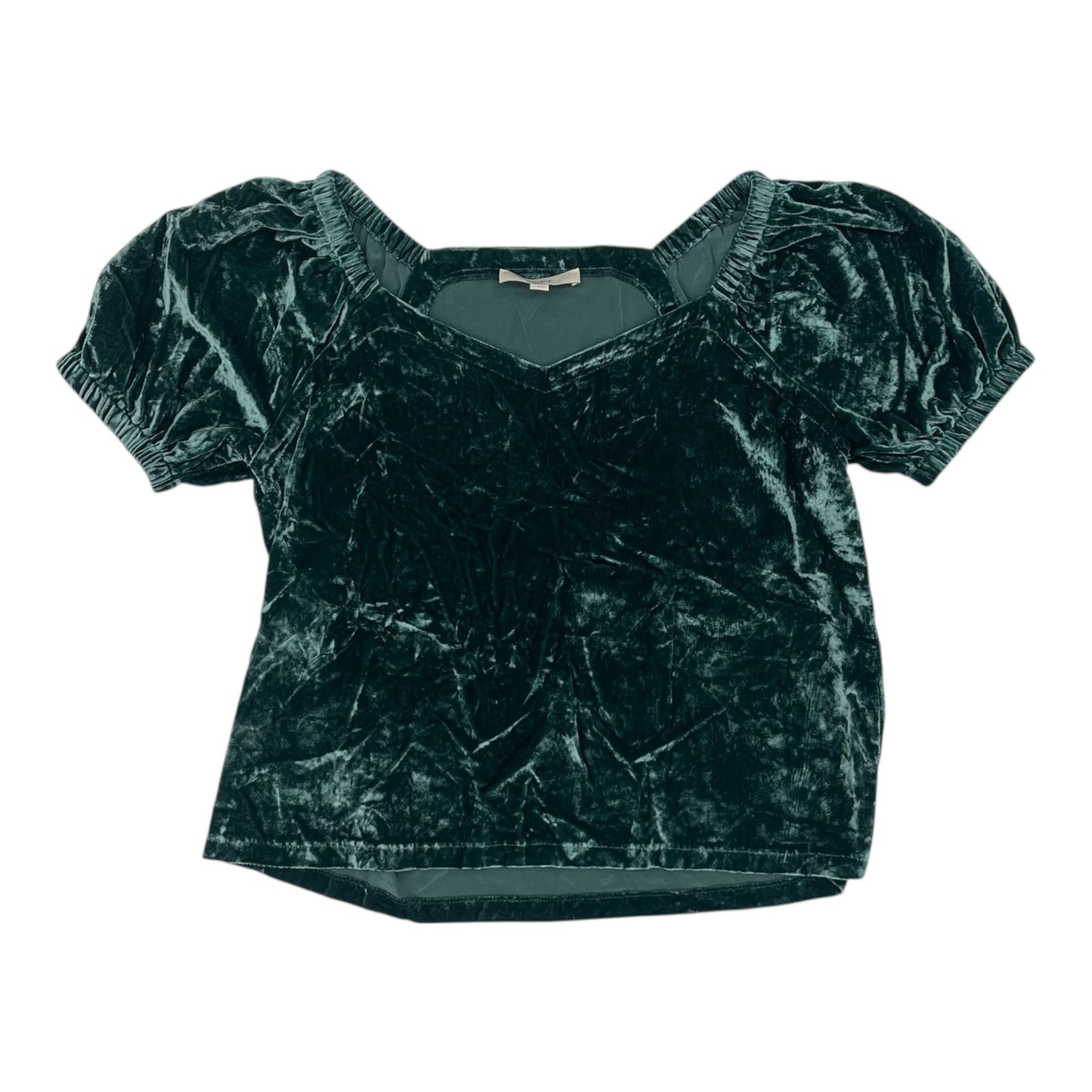Blouse Ss By Loft In Green, Size:L