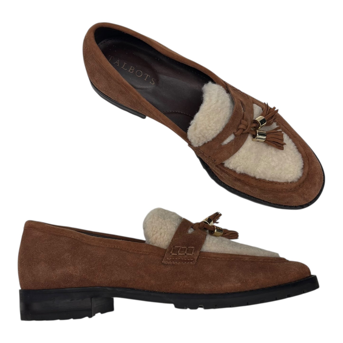 Shoes Flats By Talbots In Brown, Size:7.5