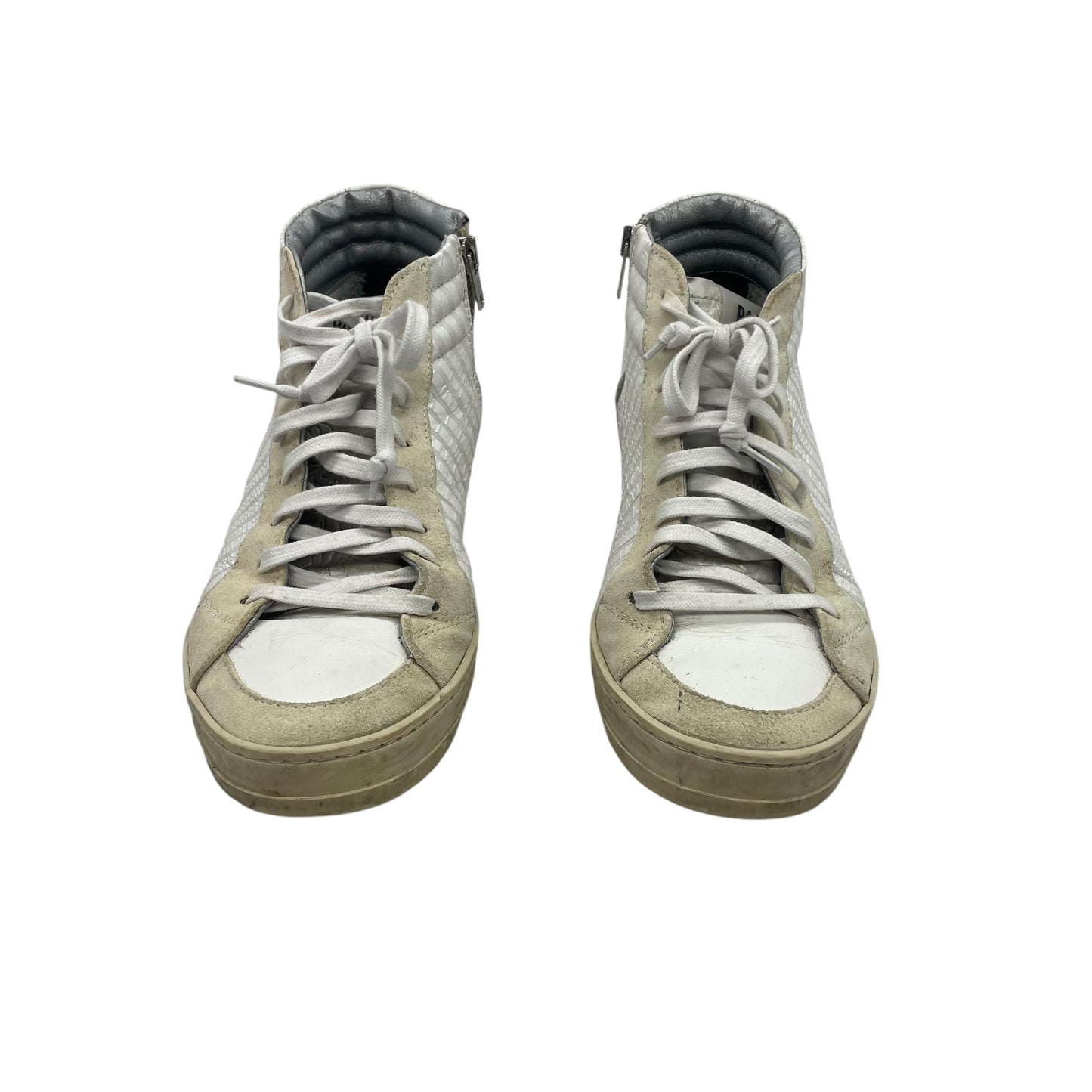 Shoes Sneakers By P448 In Cream, Size:7.5