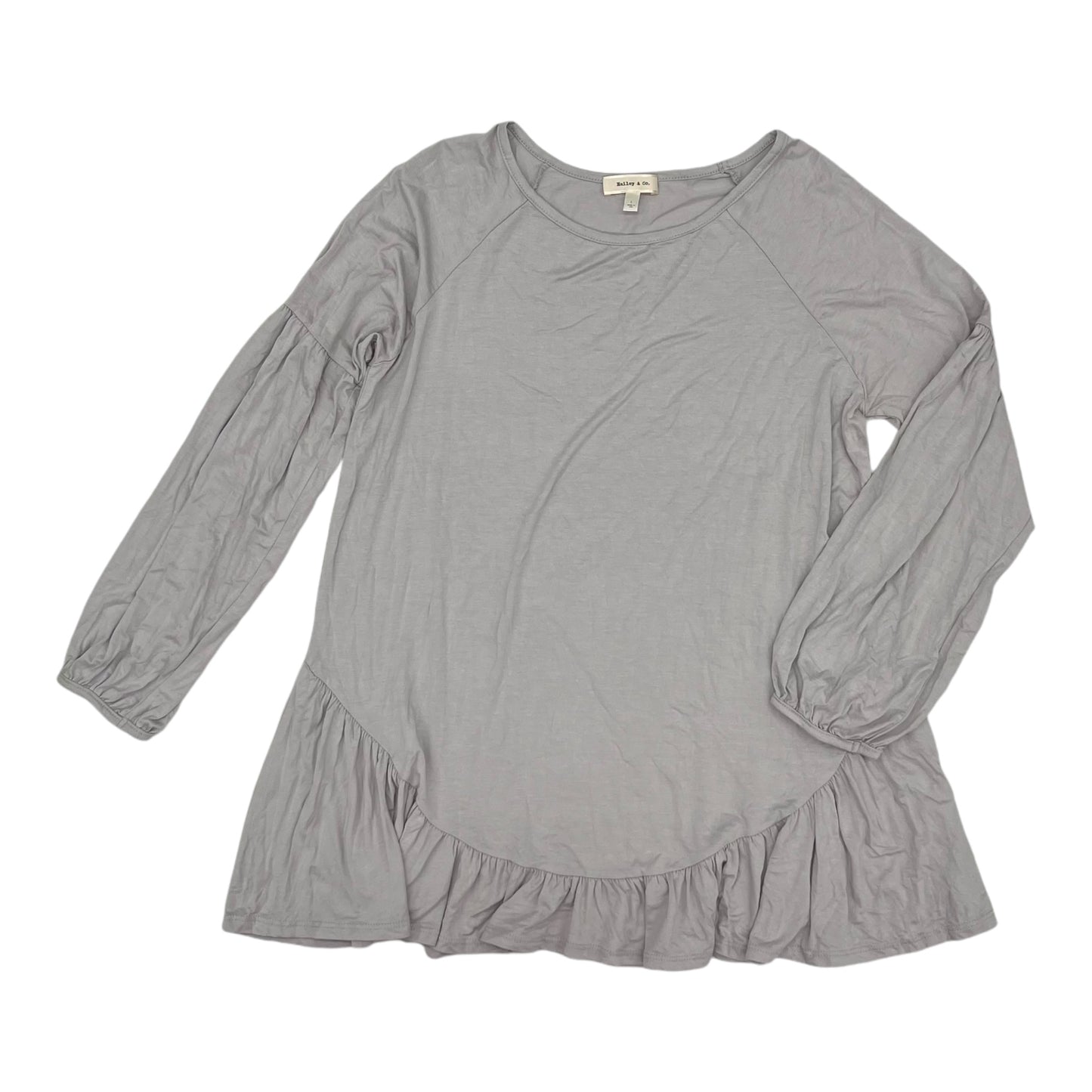 Top Ls By Clothes Mentor In Grey, Size:L