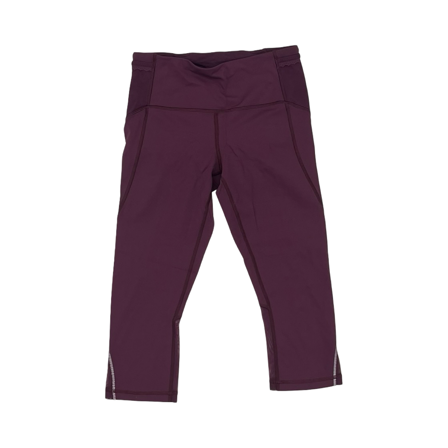 Athletic Leggings Capris By Lululemon In Purple, Size:S