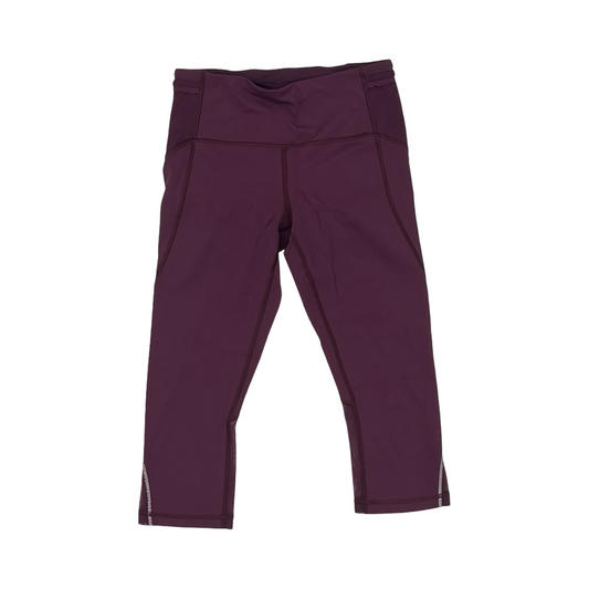 Athletic Leggings Capris By Lululemon In Purple, Size:S