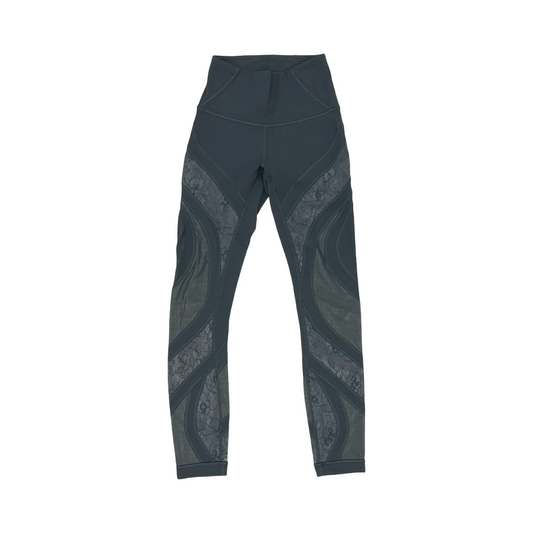 Athletic Leggings By Lululemon In Grey, Size:Xs