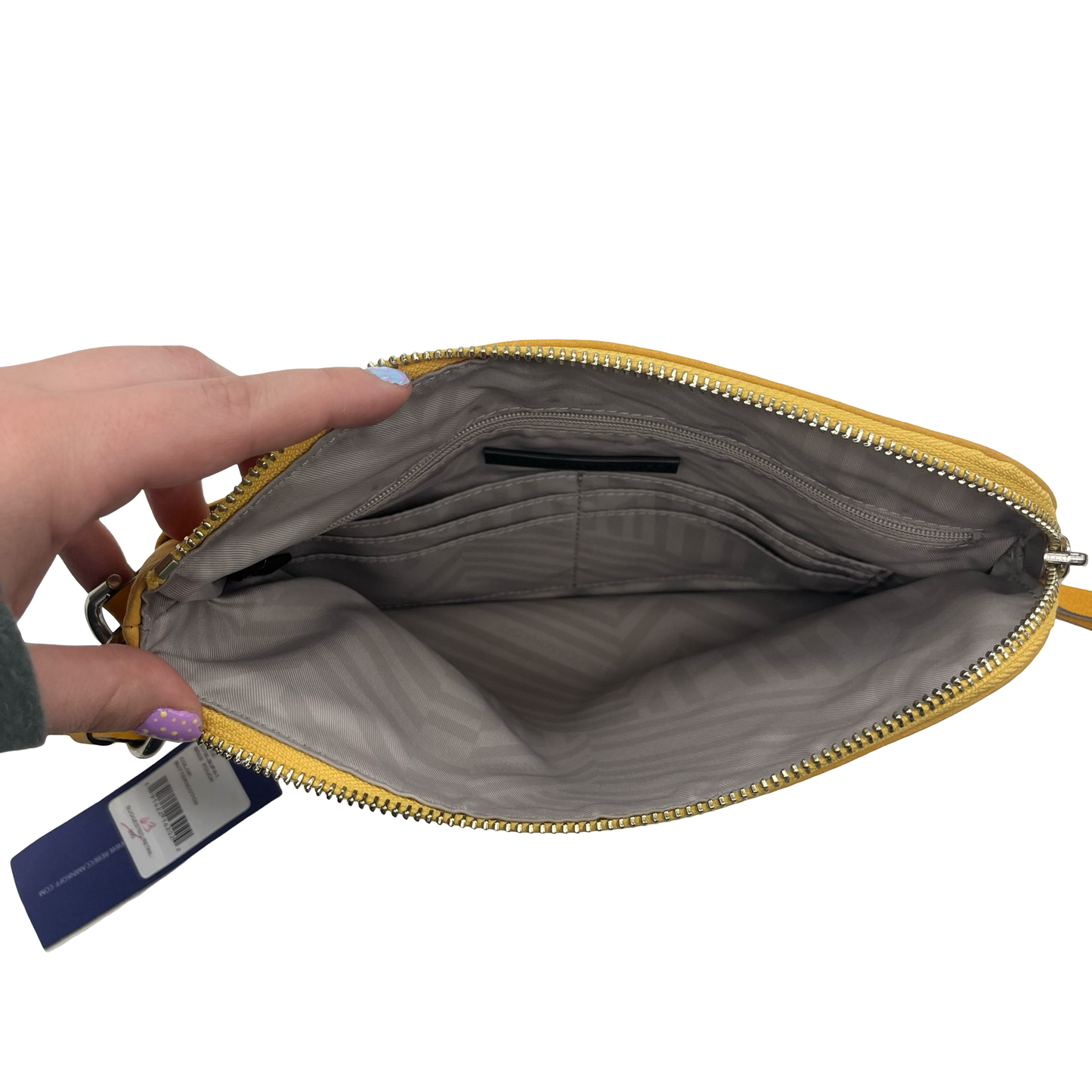 Wristlet Designer By Rebecca Minkoff In Yellow, Size:Large