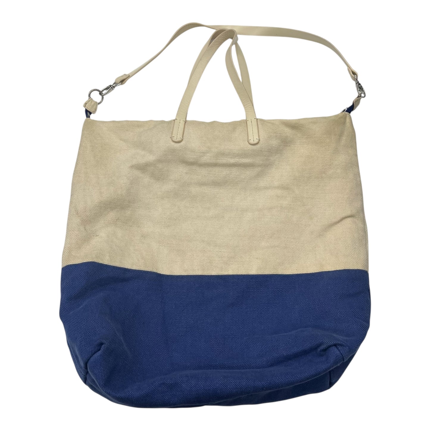 Handbag By Gap In Blue & Brown, Size:Medium