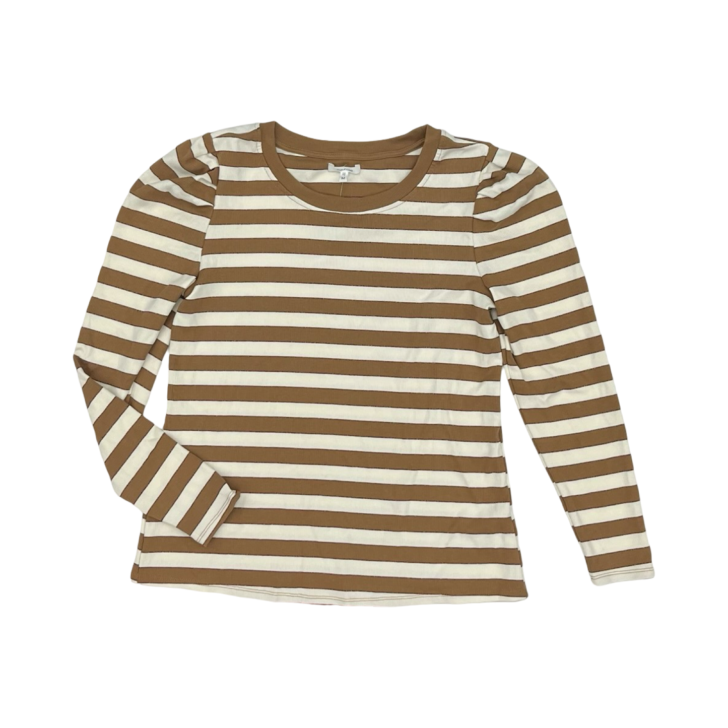 Top Ls By Maurices In Brown & Cream, Size:M