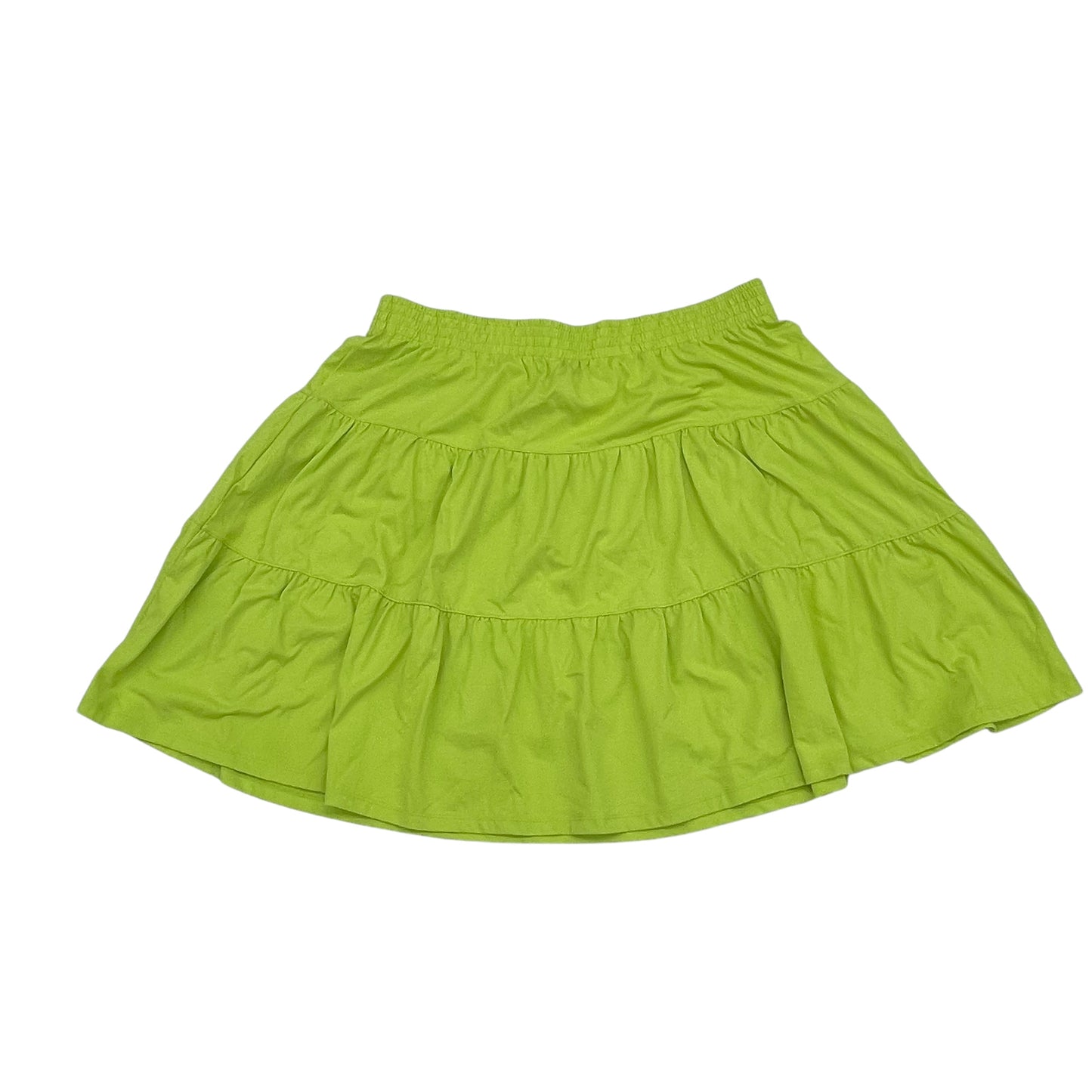 Skirt Mini & Short By Woman Within In Green, Size:2X