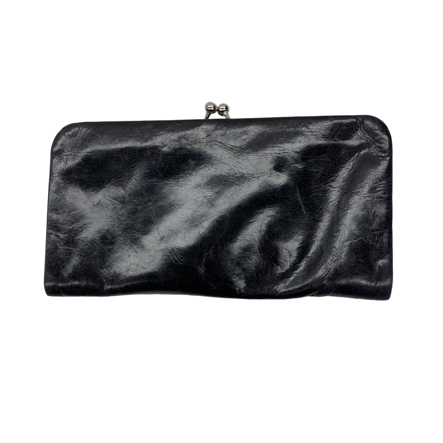 BLACK WALLET LEATHER by HOBO INTL Size:MEDIUM