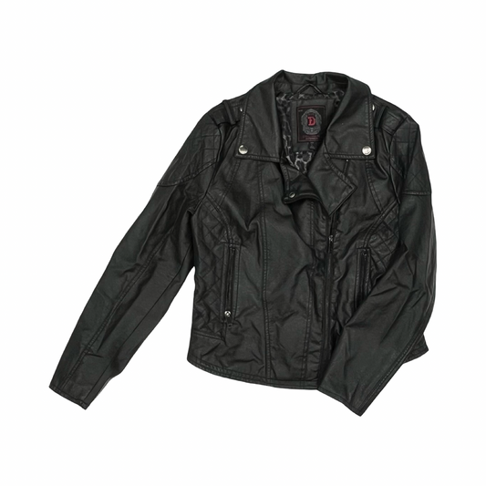 Jacket Moto By Dollhouse In Black, Size:L