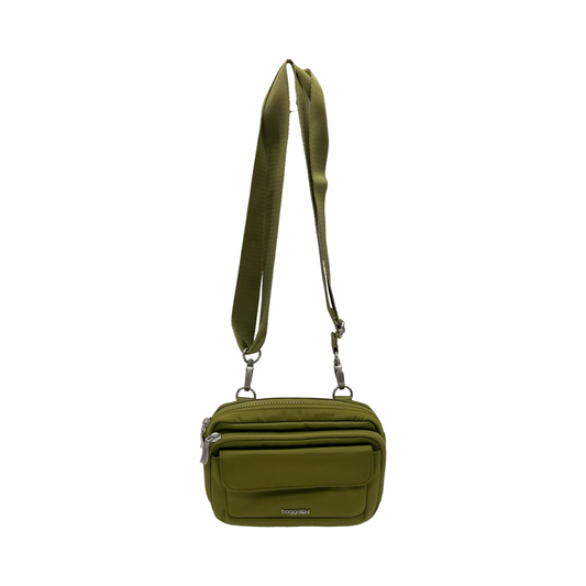 Crossbody By Baggallini In Green, Size:Small
