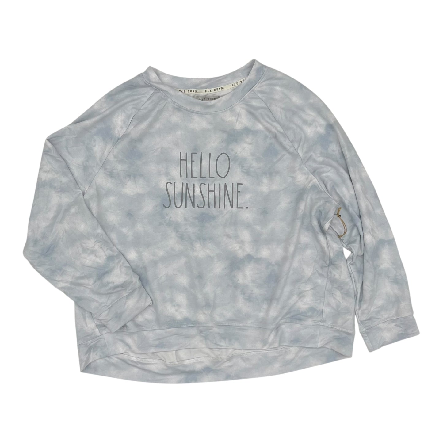 Sweatshirt Crewneck By Cmc In Blue & White, Size:3X