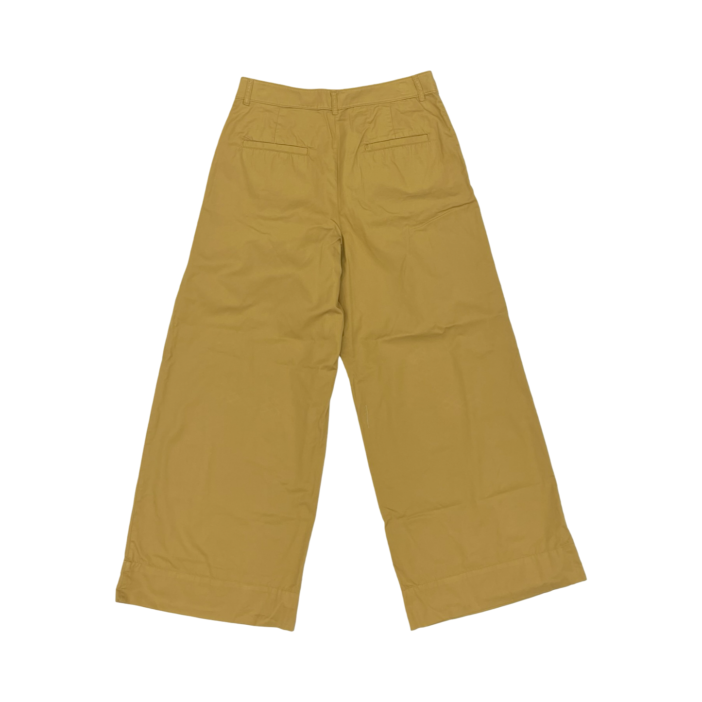 Pants Wide Leg By Loft In Gold, Size:8