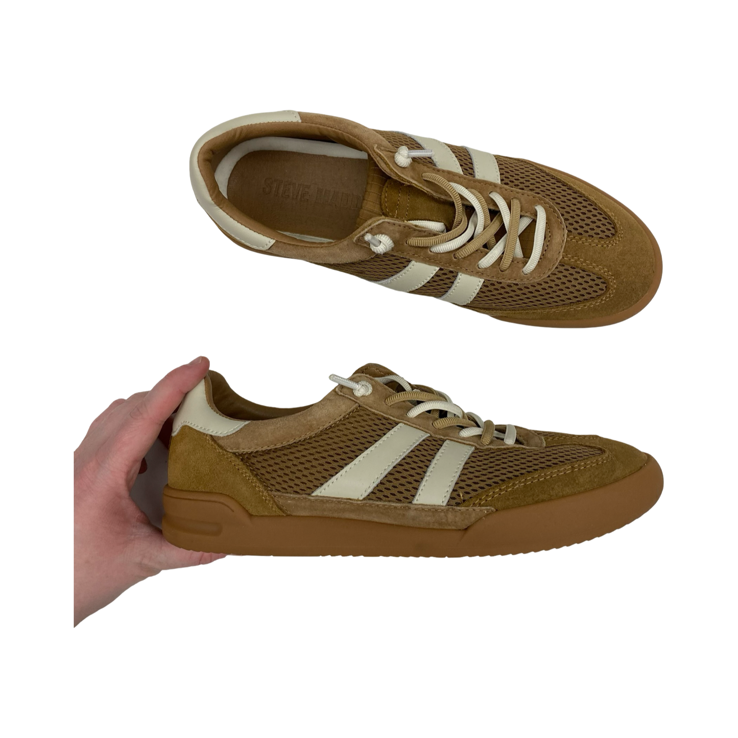 Shoes Sneakers By Steve Madden In Brown, Size:9