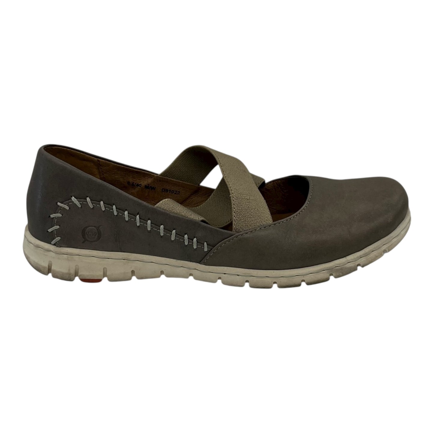 Shoes Flats By Born In Grey, Size:8.5