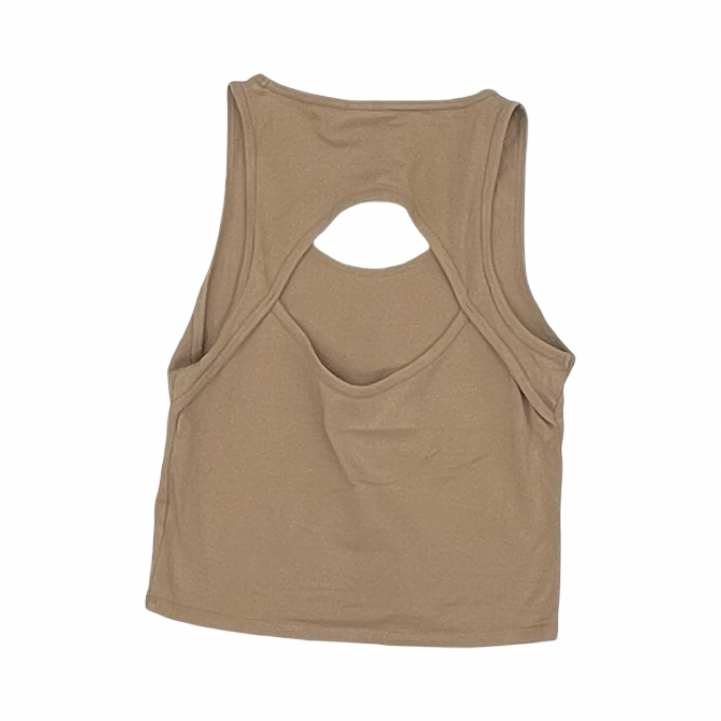 Top Sleeveless By American Eagle In Tan, Size:L