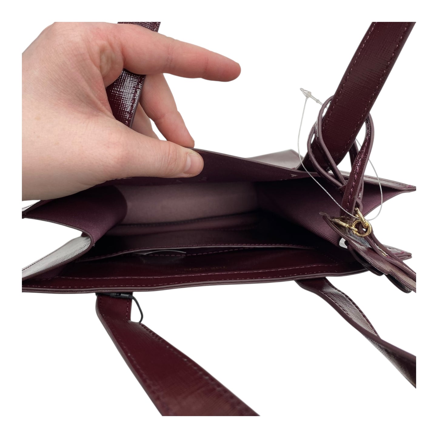 Tote By Ted Baker In Maroon, Size:Medium