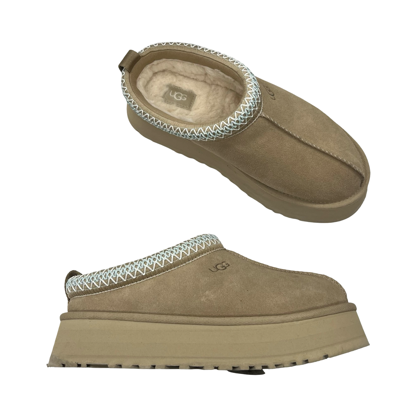 Shoes Designer By Ugg In Cream, Size:7